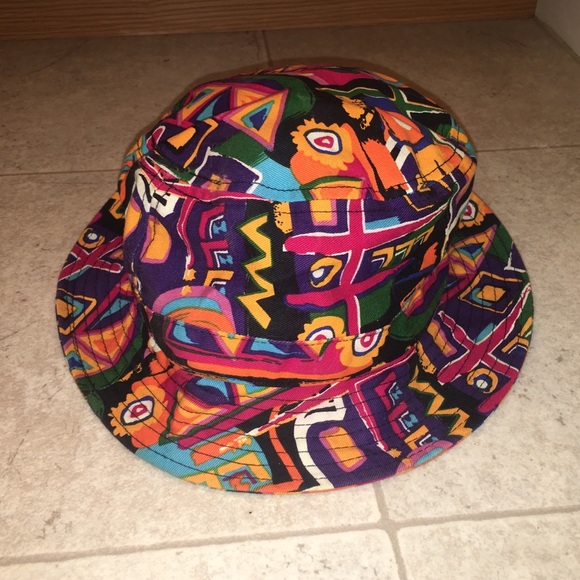 colorful bucket hats